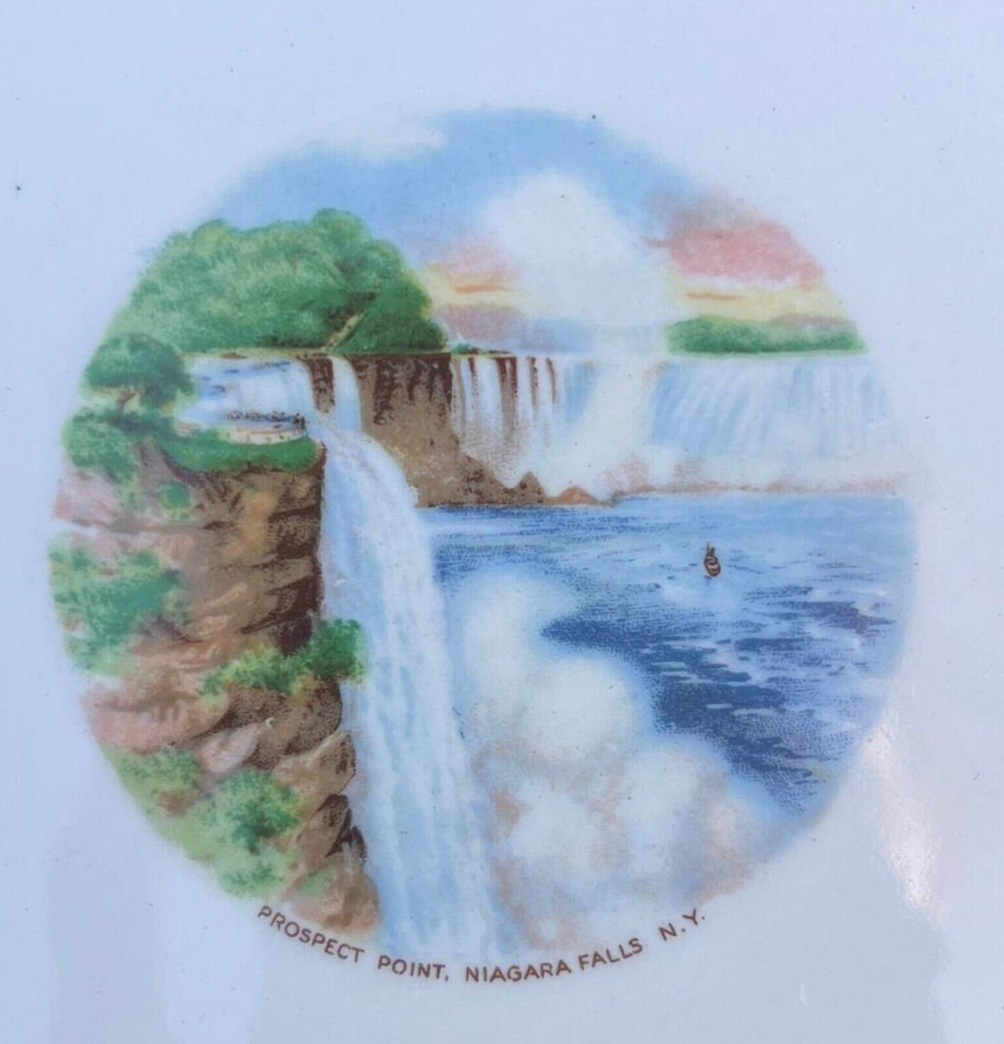 Collectible Prospect Point Souvenir Plate, Excellent Condition, Warranted 22 k G